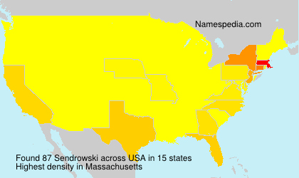 Surname Sendrowski in USA Surname Sendrowski in USA