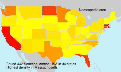 Surname Senechal in USA Surname Senechal in USA