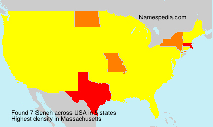 Surname Seneh in USA Surname Seneh in USA