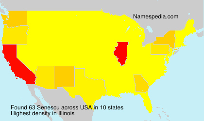 Surname Senescu in USA Surname Senescu in USA