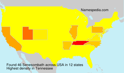 Surname Senesombath in USA Surname Senesombath in USA