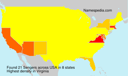 Surname Sengers in USA Surname Sengers in USA