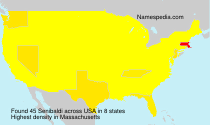 Surname Senibaldi in USA Surname Senibaldi in USA