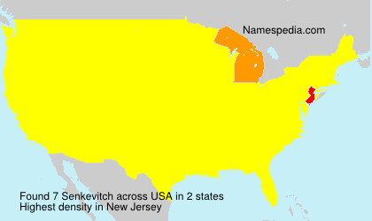 Surname Senkevitch in USA Surname Senkevitch in USA