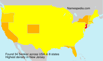 Surname Senkier in USA Surname Senkier in USA