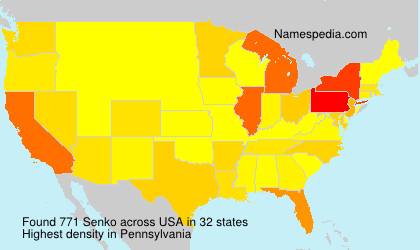 Surname Senko in USA Surname Senko in USA