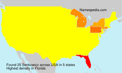 Surname Senkowicz in USA Surname Senkowicz in USA