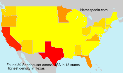 Surname Sennhauser in USA Surname Sennhauser in USA