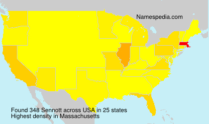 Surname Sennott in USA Surname Sennott in USA