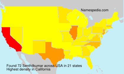 Surname Senthilkumar in USA Surname Senthilkumar in USA