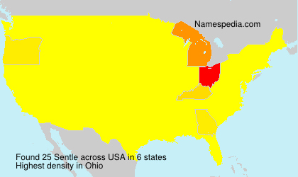 Surname Sentle in USA Surname Sentle in USA