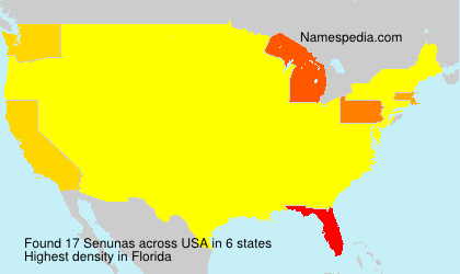 Surname Senunas in USA Surname Senunas in USA