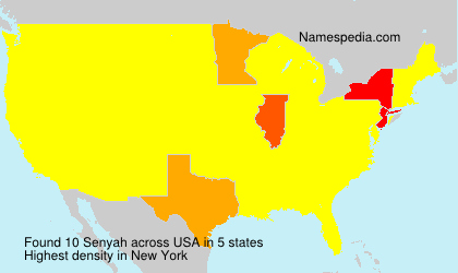 Surname Senyah in USA Surname Senyah in USA