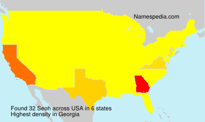 Surname Seoh in USA Surname Seoh in USA
