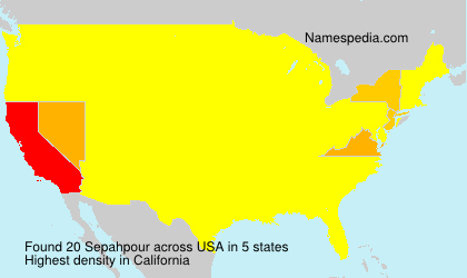 Surname Sepahpour in USA Surname Sepahpour in USA