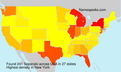 Surname Sepanski in USA Surname Sepanski in USA