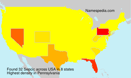 Surname Sepcic in USA Surname Sepcic in USA