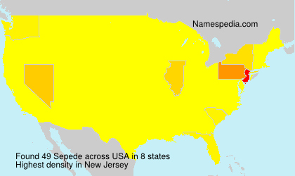 Surname Sepede in USA Surname Sepede in USA