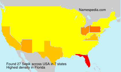 Surname Sepik in USA Surname Sepik in USA