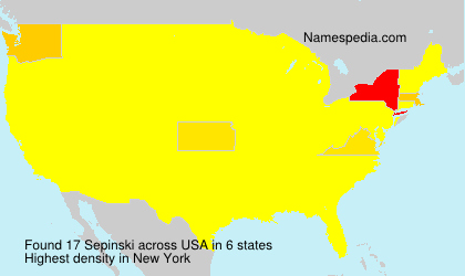 Surname Sepinski in USA Surname Sepinski in USA