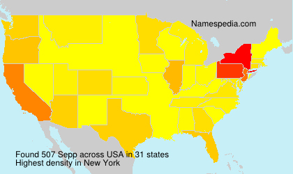 Surname Sepp in USA Surname Sepp in USA