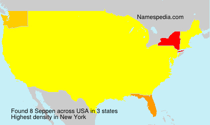 Surname Seppen in USA Surname Seppen in USA
