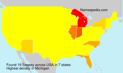 Surname Seppey in USA Surname Seppey in USA