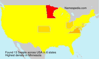 Surname Sepple in USA Surname Sepple in USA