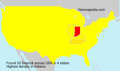 Surname Seprodi in USA Surname Seprodi in USA