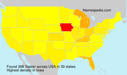 Surname Septer in USA Surname Septer in USA