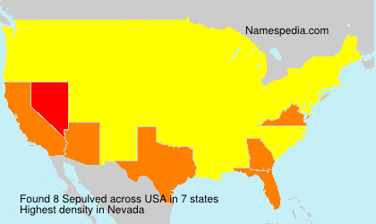 Surname Sepulved in USA