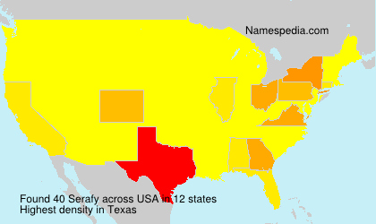 Surname Serafy in USA Surname Serafy in USA