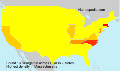 Surname Serageldin in USA Surname Serageldin in USA