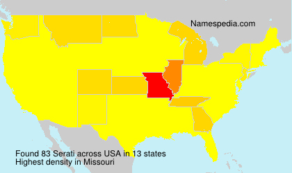 Surname Serati in USA Surname Serati in USA