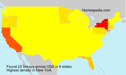 Surname Seraya in USA