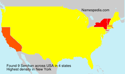 Surname Serchan in USA