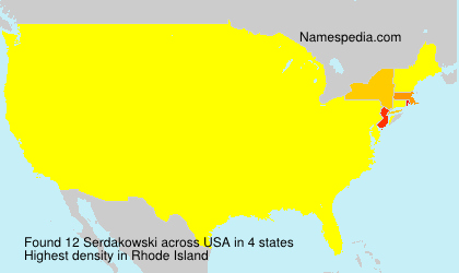 Surname Serdakowski in USA Surname Serdakowski in USA