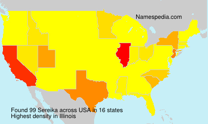 Surname Sereika in USA Surname Sereika in USA