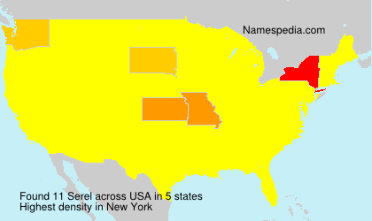 Surname Serel in USA Surname Serel in USA