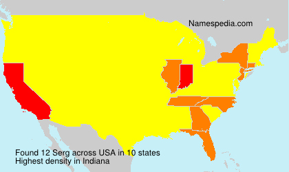 Surname Serg in USA Surname Serg in USA