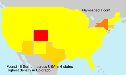 Surname Serhant in USA Surname Serhant in USA