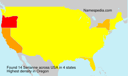 Surname Serianne in USA Surname Serianne in USA