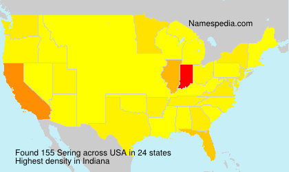 Surname Sering in USA Surname Sering in USA