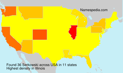 Surname Serkowski in USA Surname Serkowski in USA