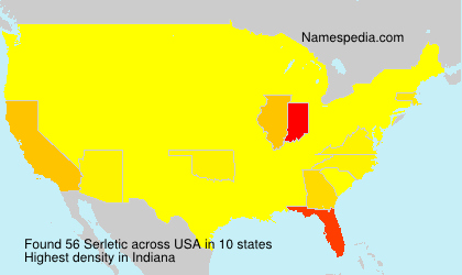 Surname Serletic in USA Surname Serletic in USA
