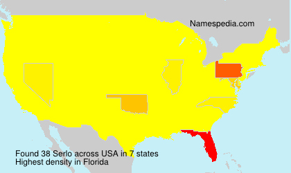 Surname Serlo in USA Surname Serlo in USA