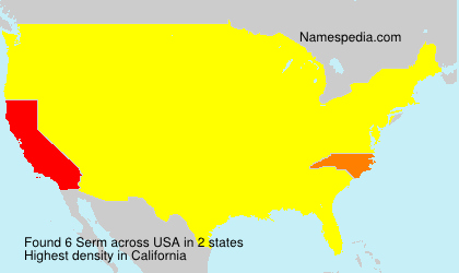 Surname Serm in USA Surname Serm in USA