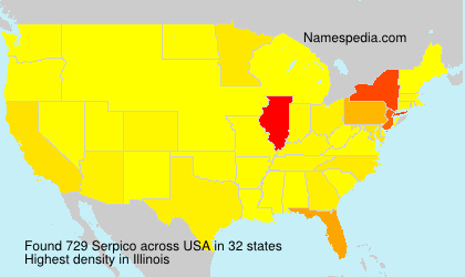 Surname Serpico in USA Surname Serpico in USA