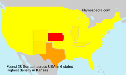 Surname Serrault in USA Surname Serrault in USA