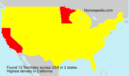 Surname Serritslev in USA Surname Serritslev in USA
